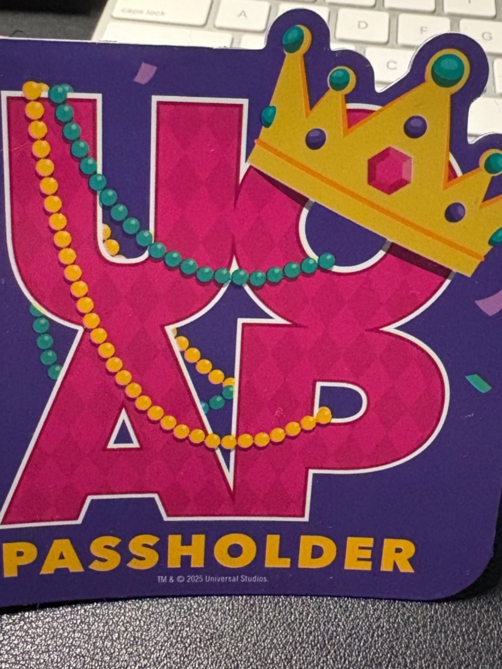 Universal Studios 2026 Mardi Gras Orlando Annual Passholder Magnet UOAP